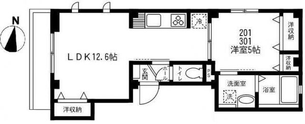 Ｃｏｚｙ　コーズィーの物件間取画像